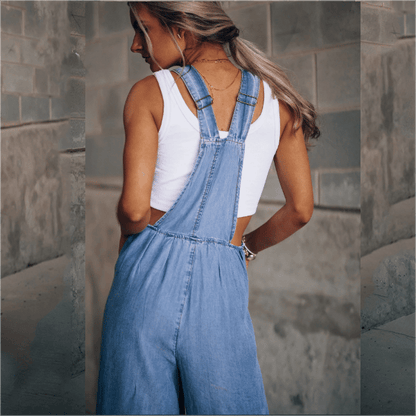Damen Denim-Jumpsuit