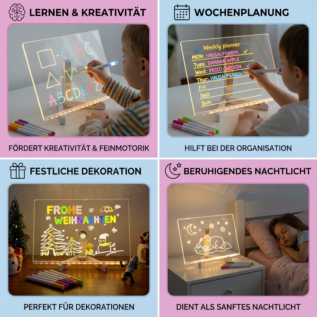 LED Zeichentablett Leuchtend Für Kinder