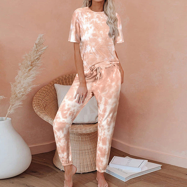 Damen Lounge Set Batikdesign Norvielle