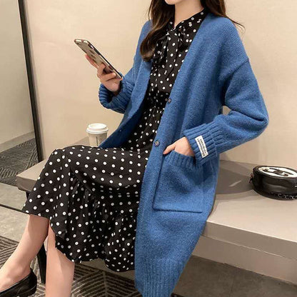 Damen Strickjacke Oversize Mit Taschen Norvielle