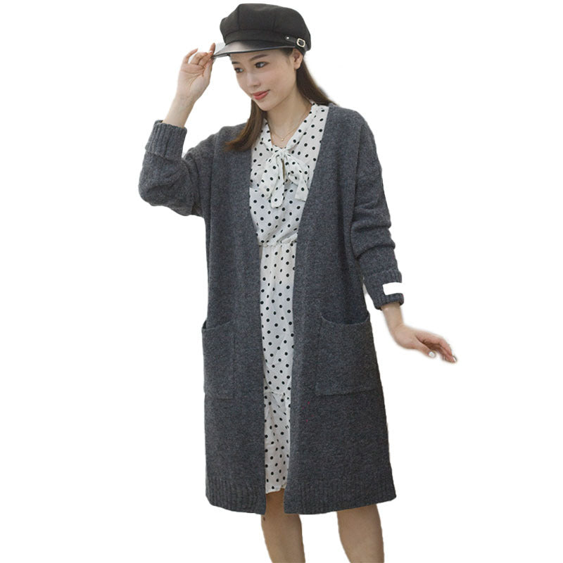 Damen Strickjacke Oversize Mit Taschen Norvielle