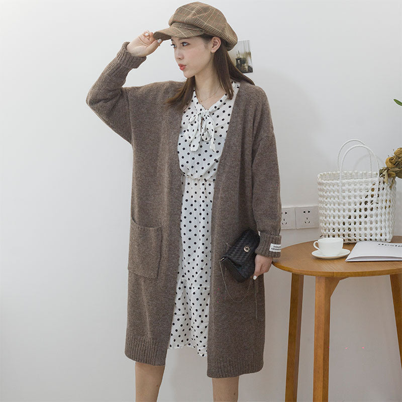 Damen Strickjacke Oversize Mit Taschen Norvielle