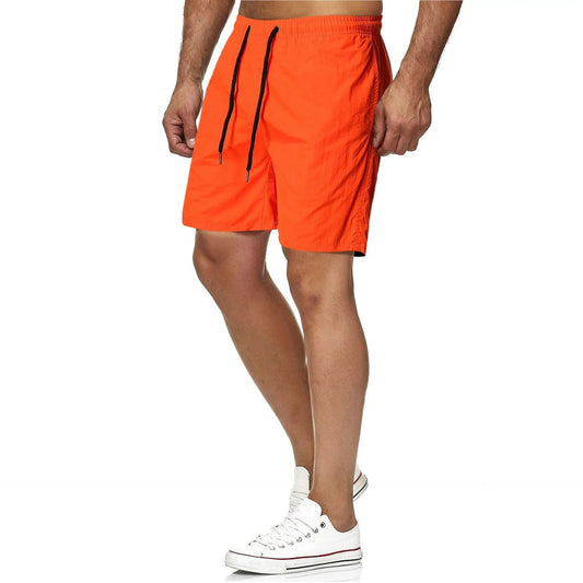 Norvielle Herren Fitness-Badehosen Schnelltrocknend Einfarbig - Norvielle