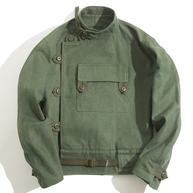 Norvielle Herren Motorradjacke Baumwolle