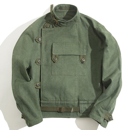 Norvielle Herren Motorradjacke Baumwolle