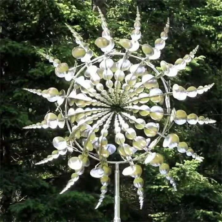 Metallwindmühle Kinetisches Windspiel Edelstahl