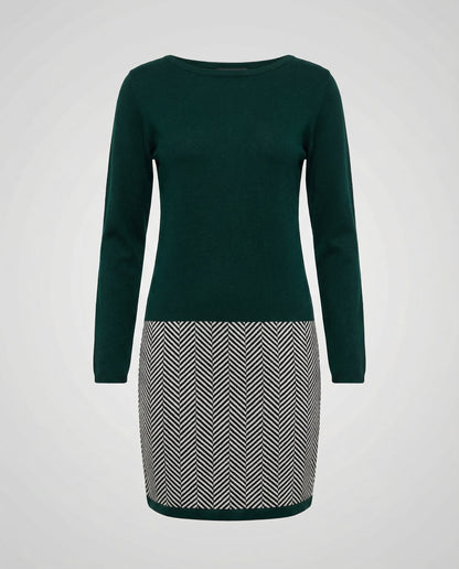 Damen Kleid Hahnentritt Norvielle
