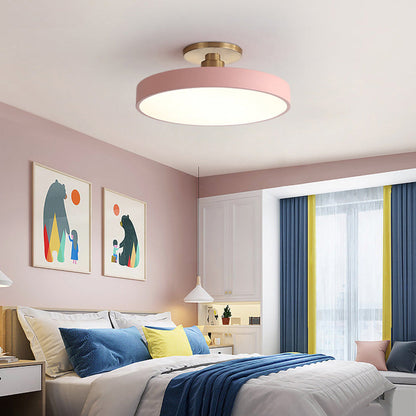 Moderne LED-Deckenleuchte Gold Finish