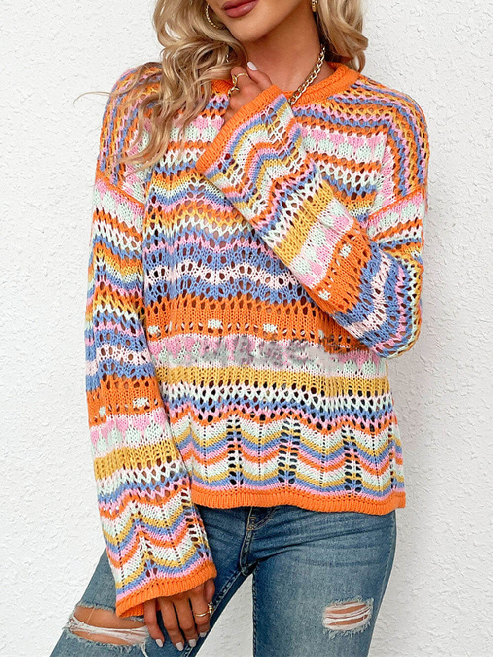 Wochenend-Pullover Langarm