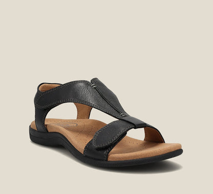 Damen Sandalen Flach Kreuzriemen