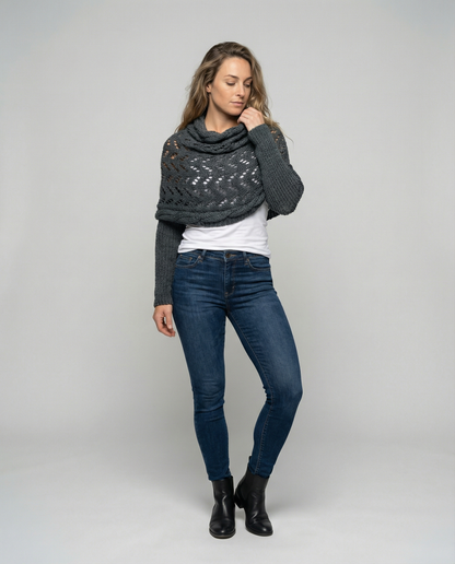 Damen Strickschal Weich Bequem - Norvielle