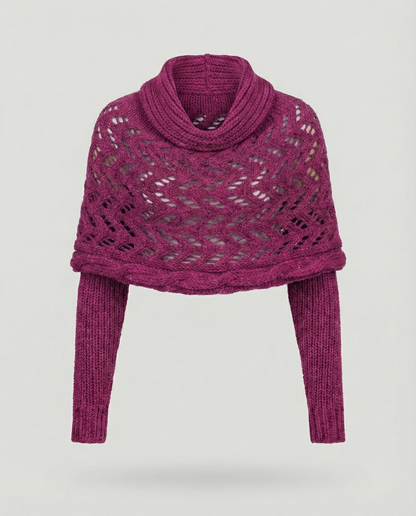 Damen Strickschal Weich Bequem