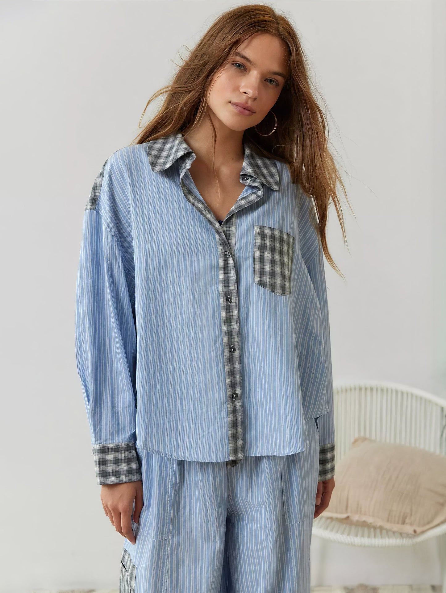 Damen Pyjama-Set Bequem Elegant Nachtbekleidung