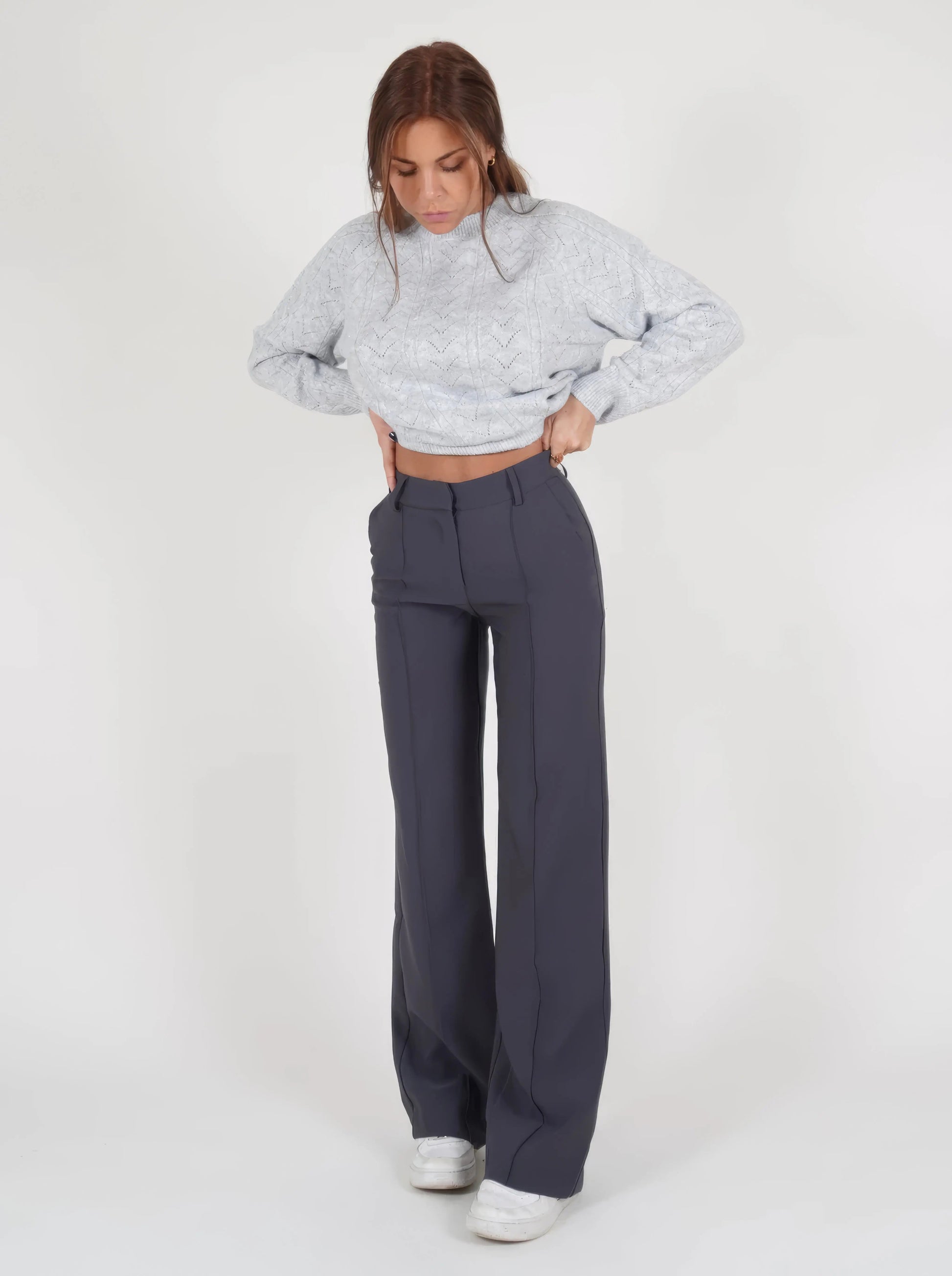 Damen High-Waist Hosen Chic - Norvielle