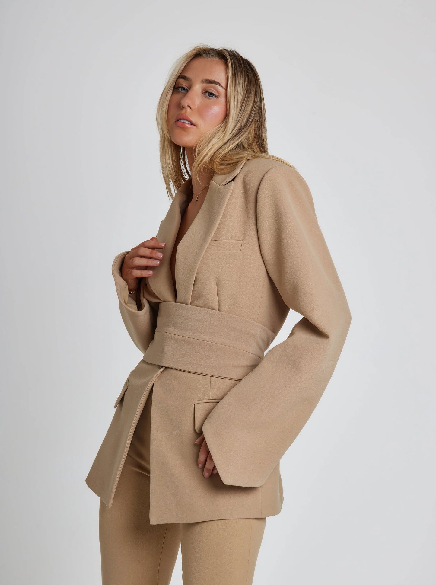 Norvielle Damen Blazer Polyester Elegant