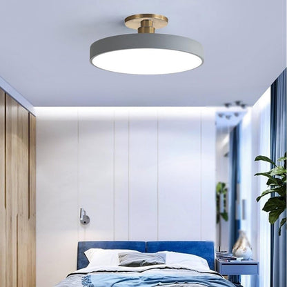 Moderne LED-Deckenleuchte Gold Finish