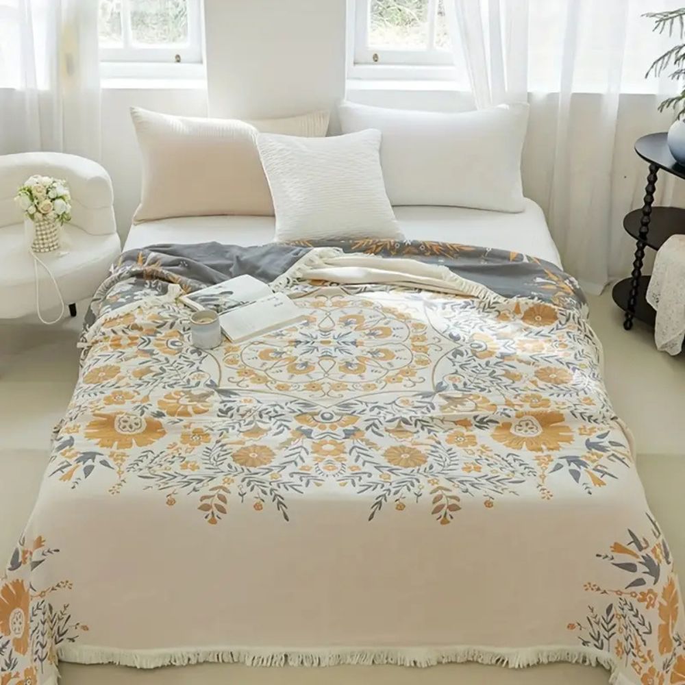 Reversible Blumen-Decke Versailles-Stil - Norvielle