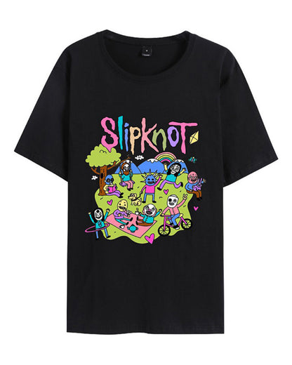 Munter Herren T-Shirt Slipknot Baumwolle
