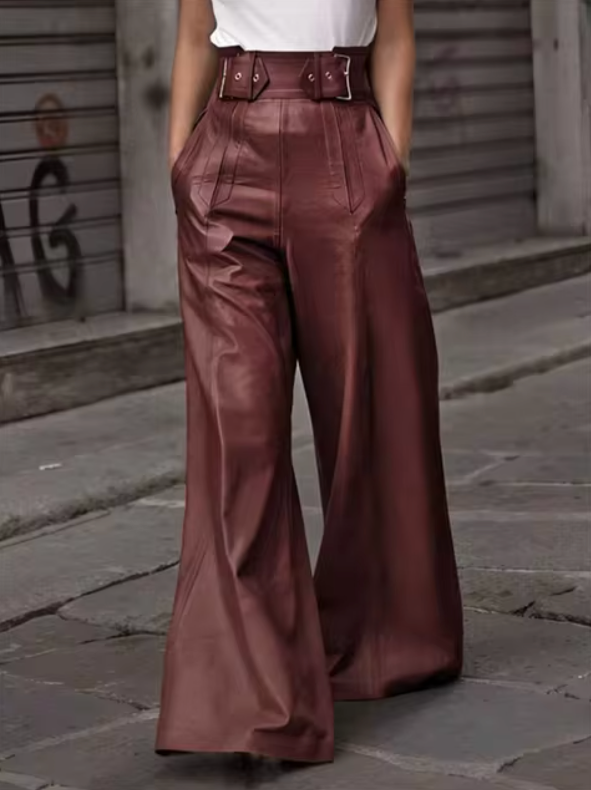 Norvielle Damen Hochgeschnittene Hose - Norvielle
