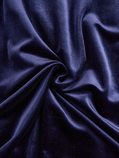 Damen Midikleid Samt Elegant