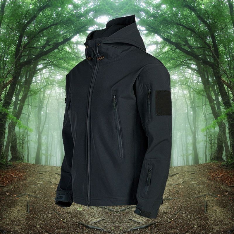 Herren Outdoor Jacke Wasserdicht Gerade Form - Norvielle
