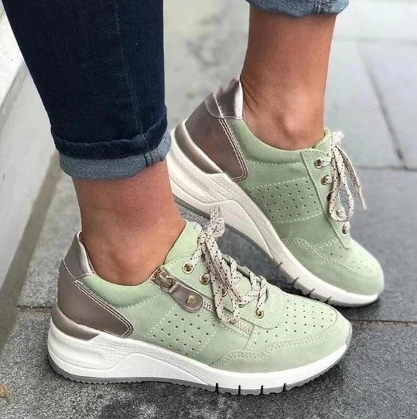 Damen Orthopädische Sneaker Komfortschuhe Unterstützung Dämpfung
