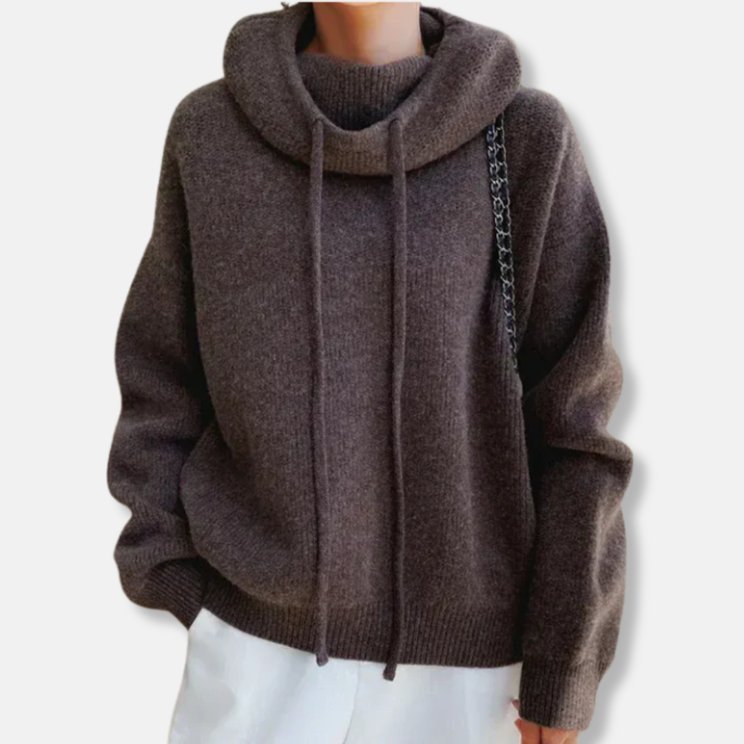 Norvielle Herren Sweatshirt Übergröße Weiches Strickmaterial Kapuze