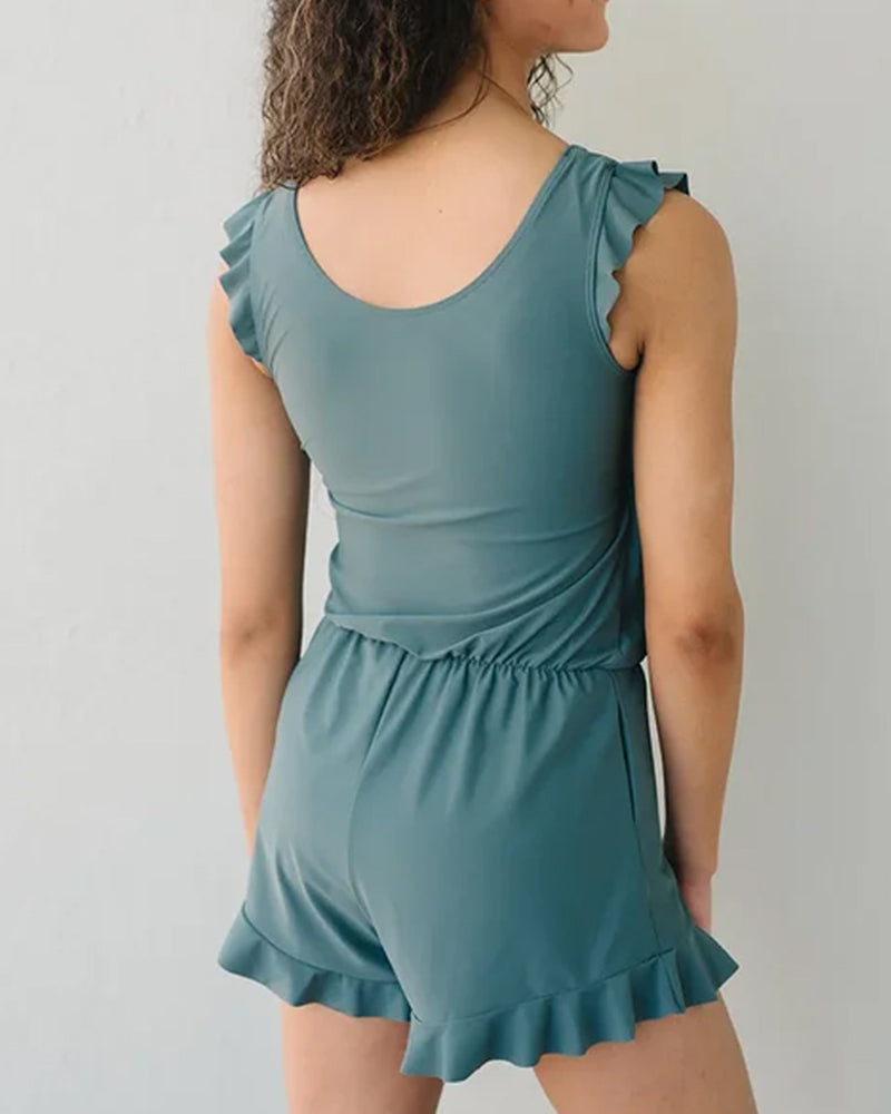 Damen Badeanzug mit integriertem BH