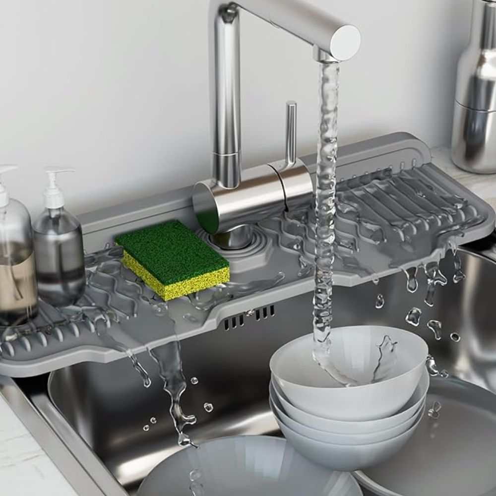 Gummi Spülmatte Aqua Slope für Wasserhahn - Norvielle