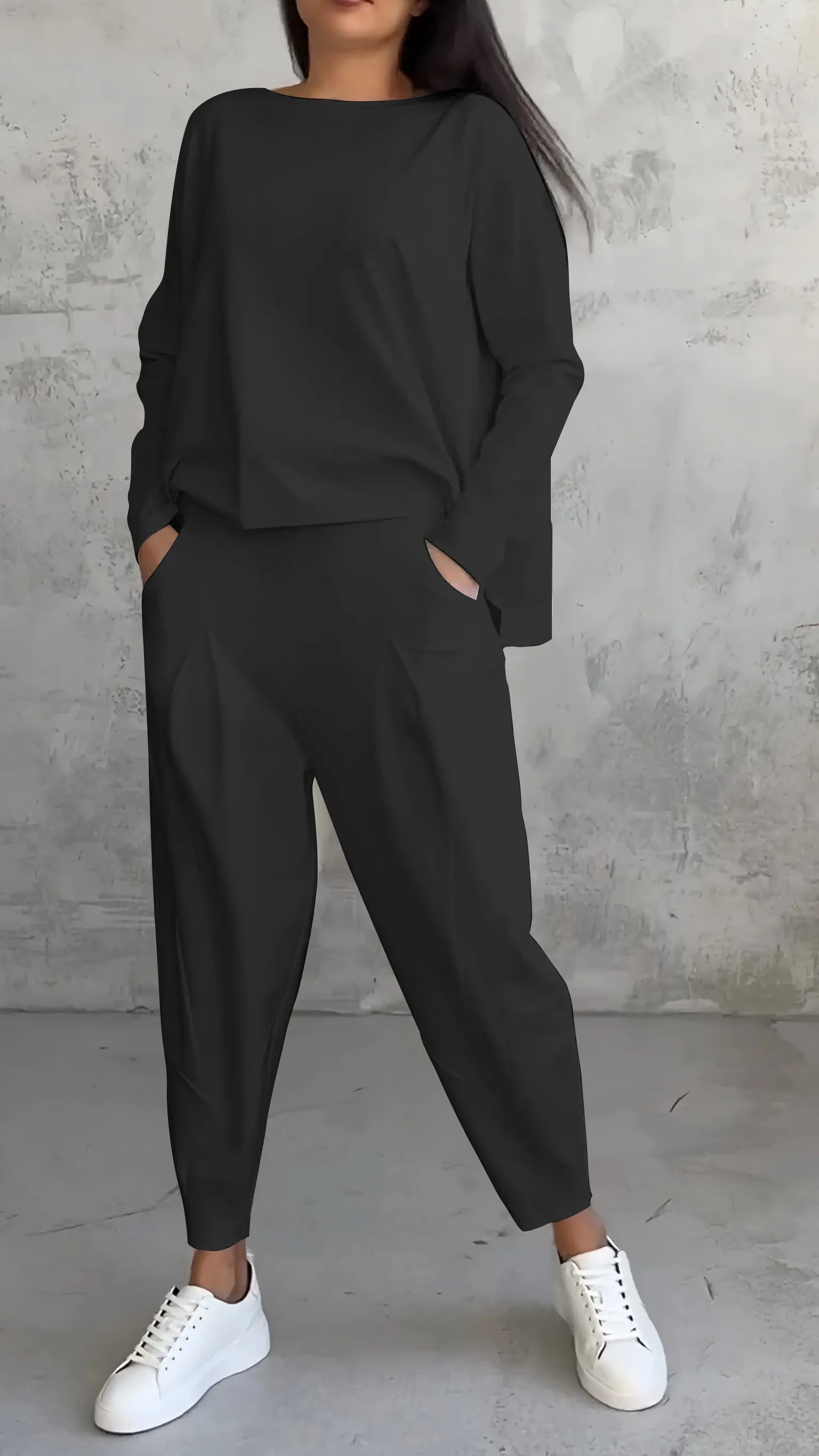 Damen Zweiteiliges Set und Hose Casual Elegant - Norvielle