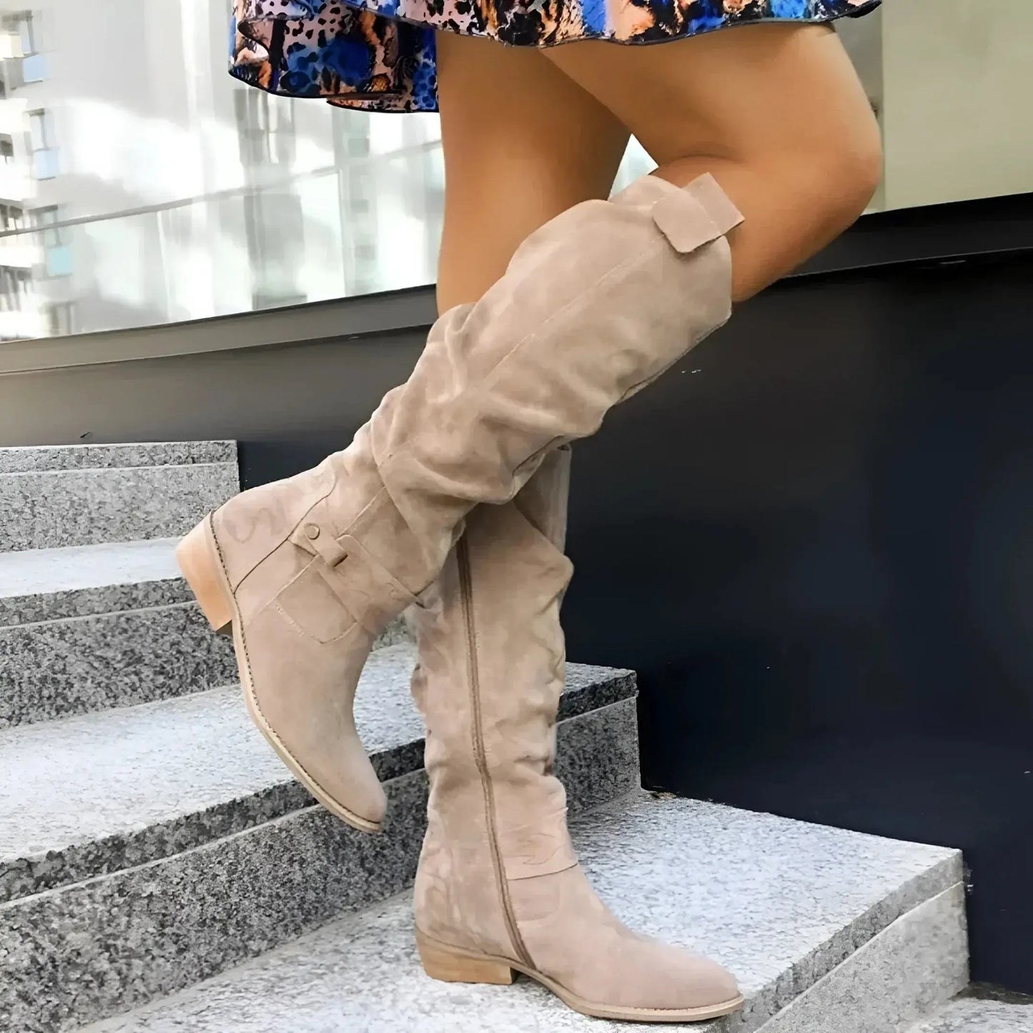 Marith Damen Stiefel Leder Schwarz - Norvielle