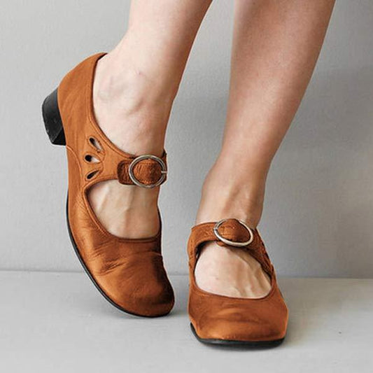 Norvielle Damen Orthopädische Schuhe Runder Zehenpartie - Norvielle