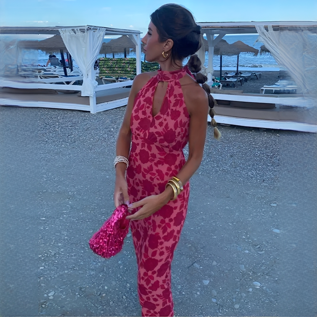 Amerah Damen Sommerkleid Elegant