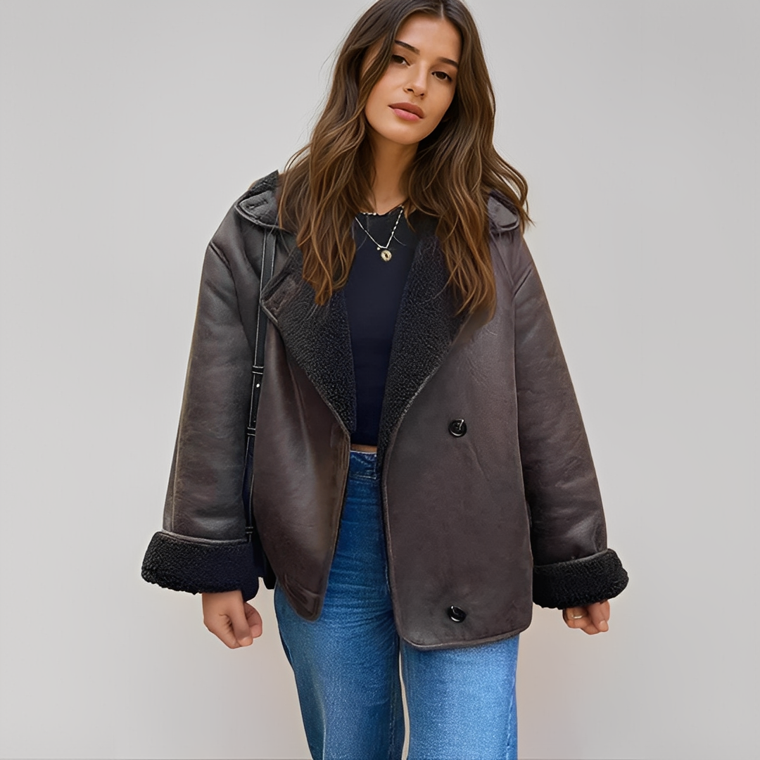 Izza Damen Winterjacke Warm Bequem - Norvielle