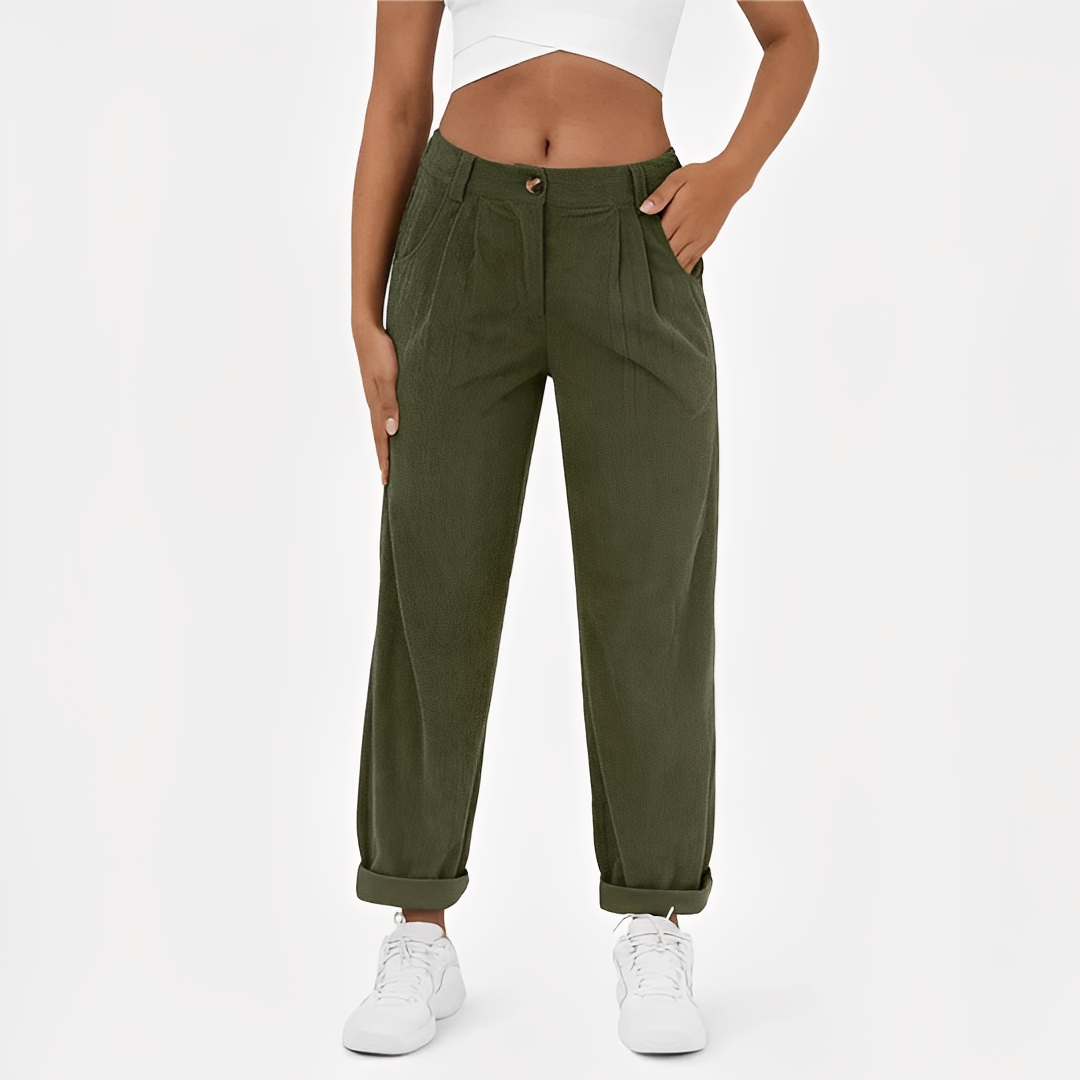 Damen Cordhose Modisch