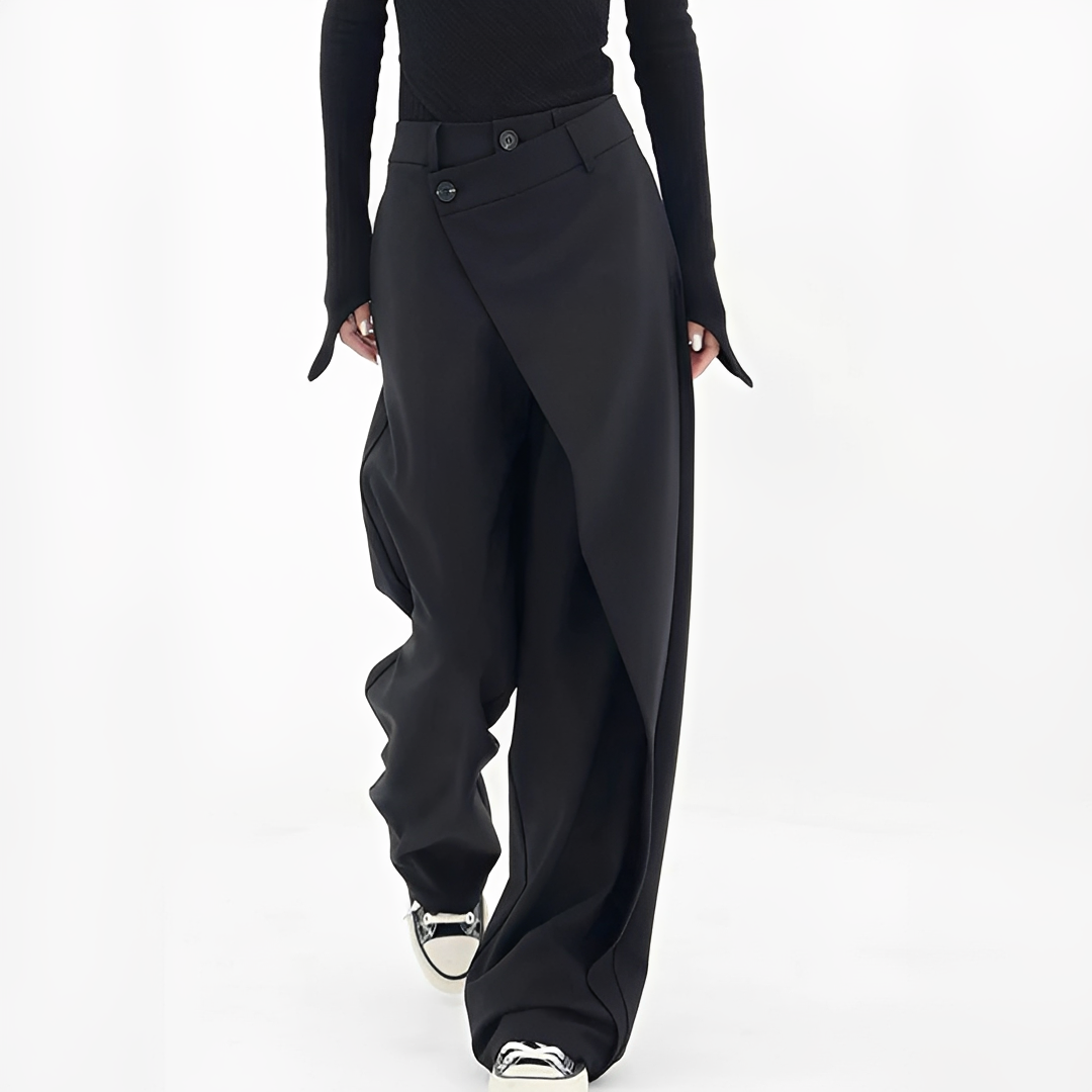Lussey Damen Hose Weit Stilvoll