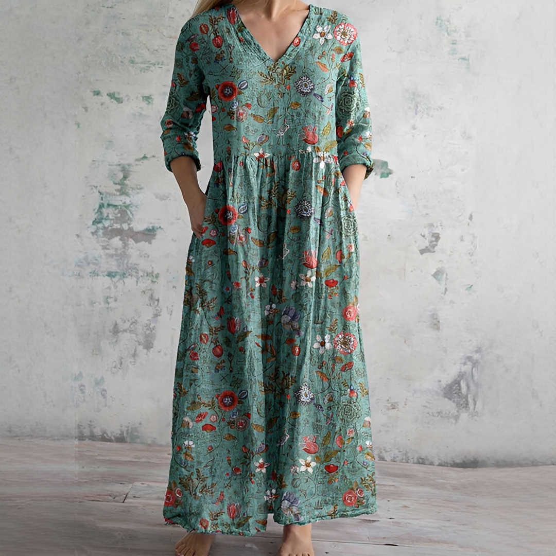 Damen Sommerkleid Elegantes Leichtes Kleid - Norvielle