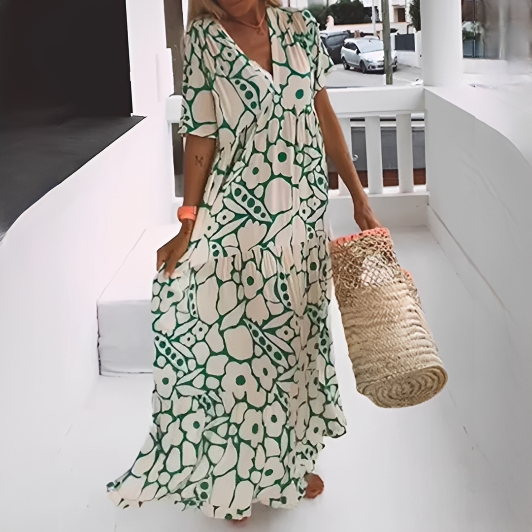 Damen Sommerkleid Leicht Baumwolle Pastellblau
