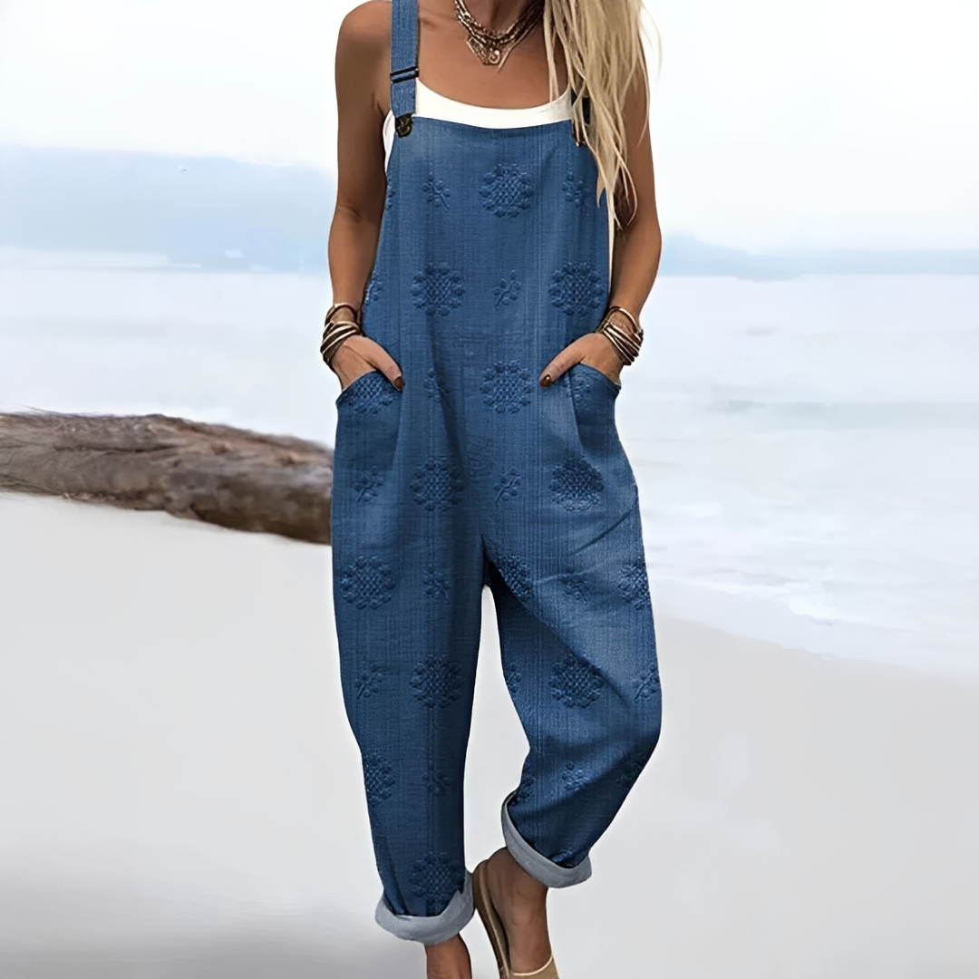 Damen Jumpsuit Leicht Sommerlicher Alltag Overall