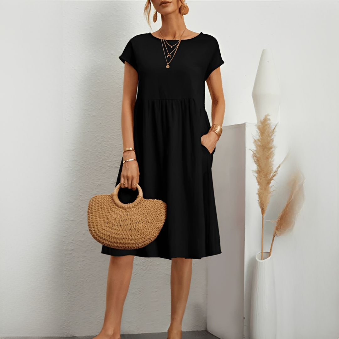 Damen Sommerkleid Lorna Leichtes Baumwollkleid Pastellfarben