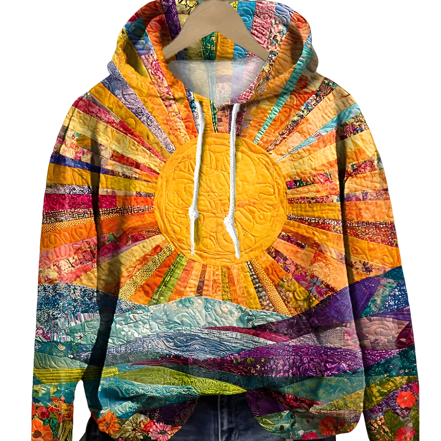 Damen Hoodie Klassisch Baumwolle