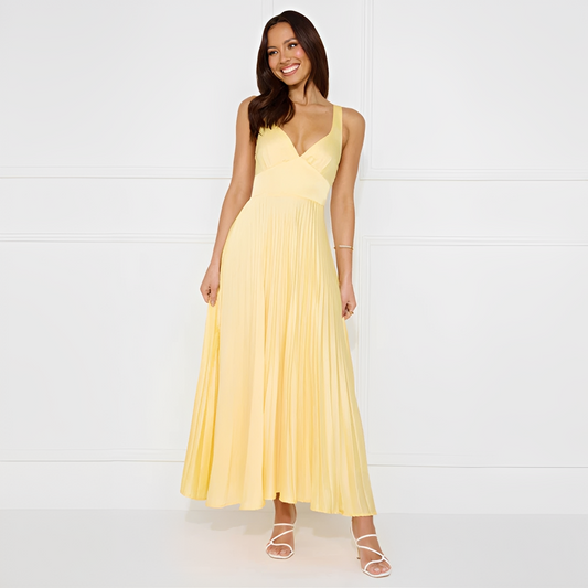 Damenkleid Elegantes Kleid aus Seide Schwarz - Norvielle