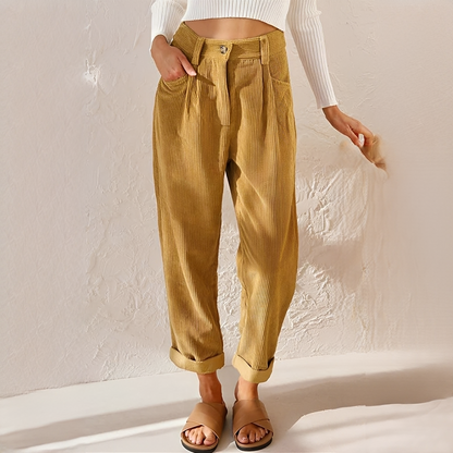 Damen Cordhose Trendig