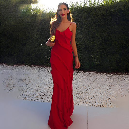 Damenkleid Elegant Schick Rosa - Norvielle