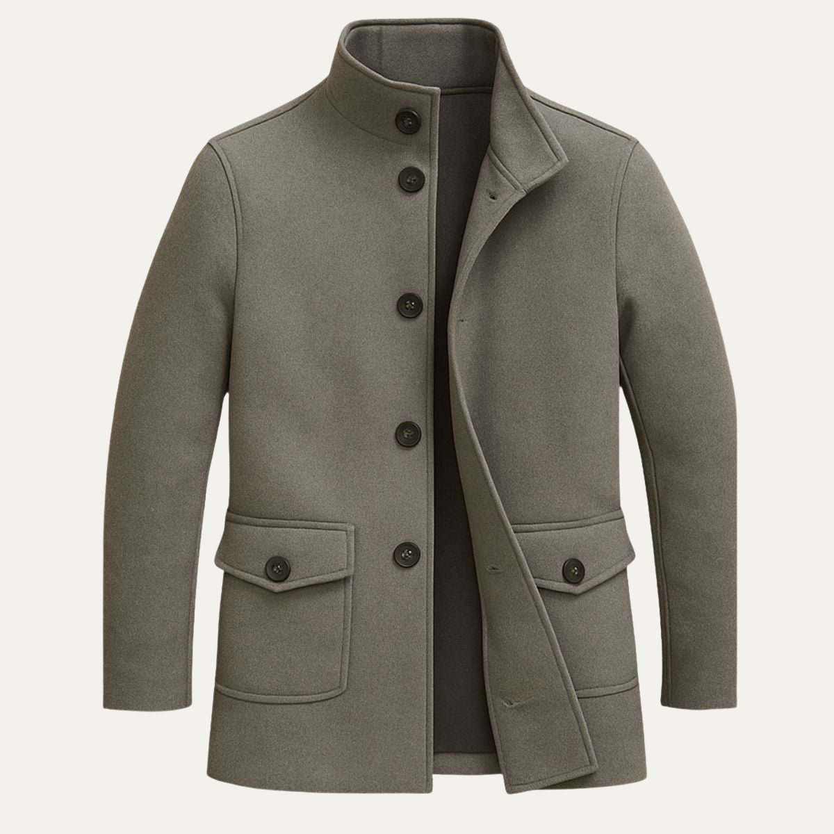 Herren Wollmantel Eleganter Winterovercoat
