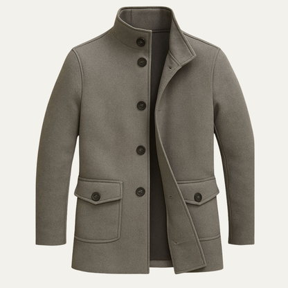 Herren Wollmantel Eleganter Winterovercoat