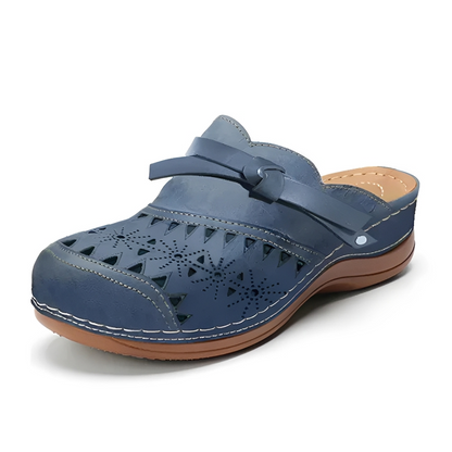 Damen Sandalen Komfort Sommer Melojane Leder Beige