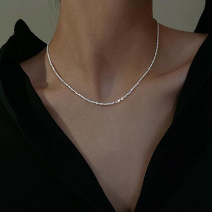 Norvielle Damen Doppelkette Silber