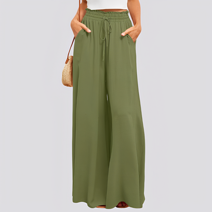 Damenhose Locker Sitzend Weites Bein