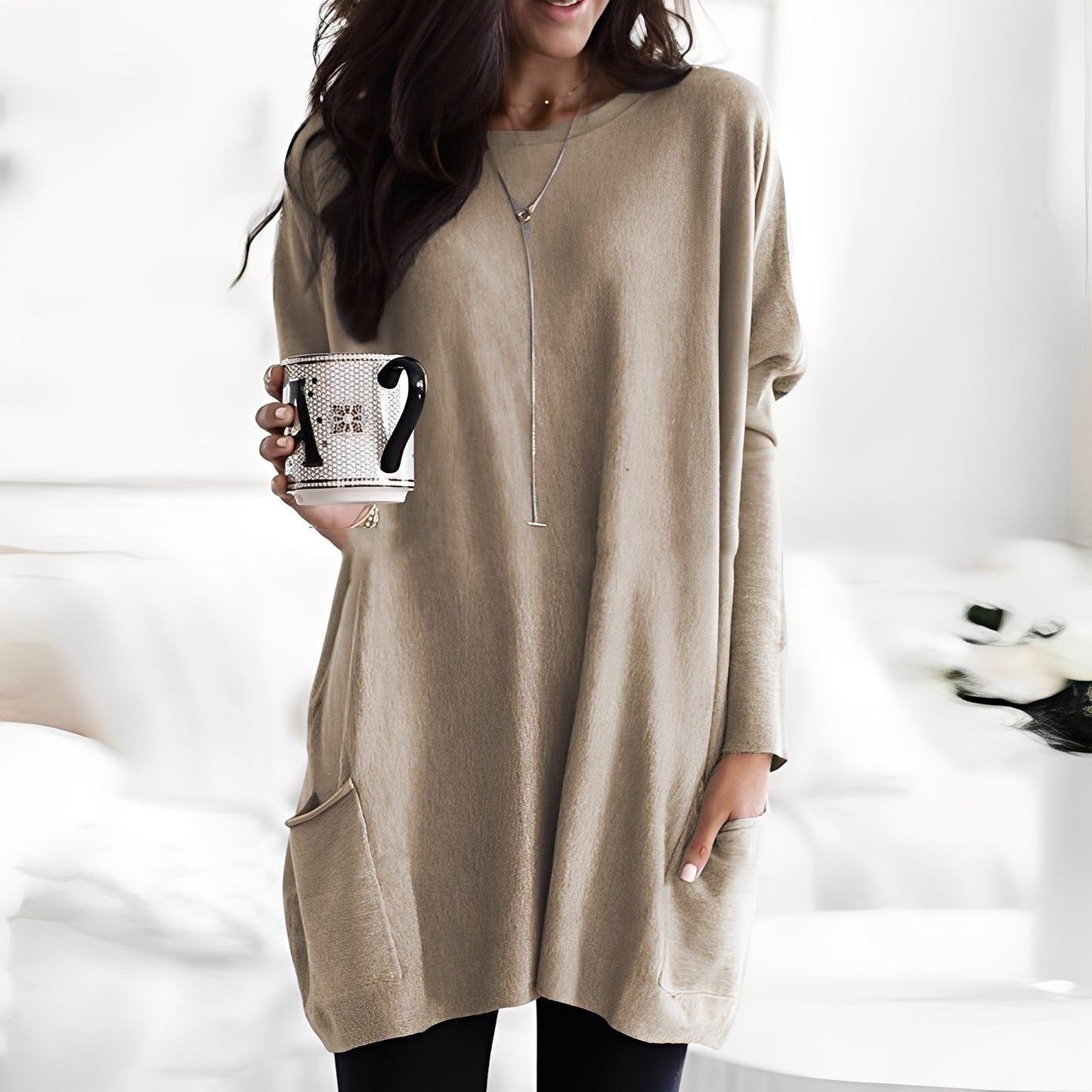 Damen Pullover Langärmlig Modisch